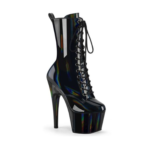 Adore 1040 Shoe Black Hollow Graphic from Nice 'n' Naughty