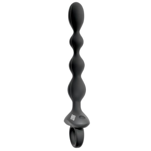 Anos Flexible Anal Beads with Jumping Vibrations from Nice 'n' Naughty