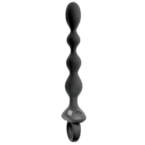 Anos Flexible Anal Beads with Jumping Vibrations from Nice 'n' Naughty
