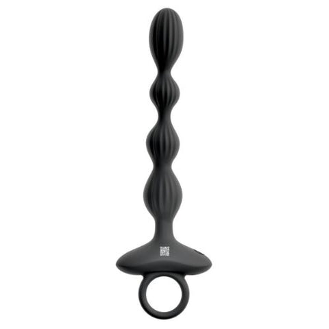 Anos Flexible Anal Beads with Jumping Vibrations from Nice 'n' Naughty