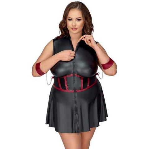 Cottelli Bondage Skater Dress Black from Nice 'n' Naughty