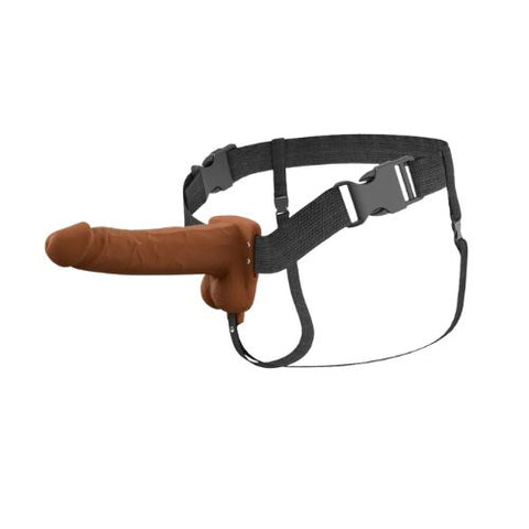 Fantasy X-Tensions Elite Vibrating Silicone Hollow Strap-On