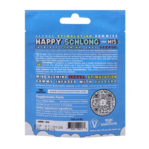 Happy Schlong Sexual Stimulation Gummies for Him from Nice 'n' Naughty