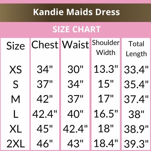 Nice 'n' Naughty Kandie Sissy Maids Dress Pink from Nice 'n' 
Naughty