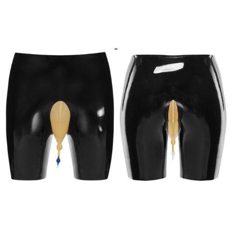 Late X Latex Urine Pants Black from Nice 'n' Naughty