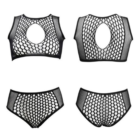 Bra Set Net Le Désir Duo Net Key-Hole Bra Set | Lingerie | Nice 'n' Naughty