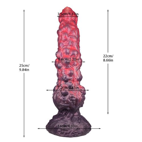 Lucifer Devil Dog Dildo Liquid Silicone from Nice 'n' Naughty