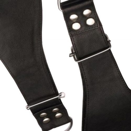 M & K Leather Boot Restraints Black from Nice 'n' Naughty