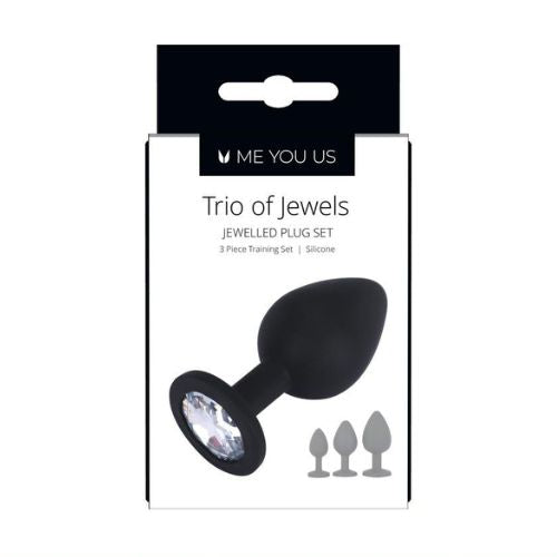 Me You Us Trio Of Jewels Black from Nice 'n' Naughty
