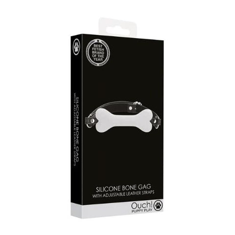 Ouch! Bone Gag Black and White from Nice 'n' Naughty
