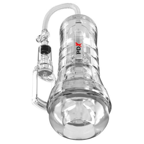 Pipedream Xtreme Elite ViewTube Vac XXL Masturbator Clear with Pump Action from Nice 'n' Naughty