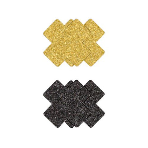 Pretty Pasties Glitter Pasties Crosses from Nice 'n' Naughty