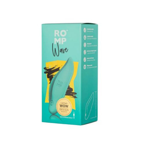ROMP Wave Lay On Vibrator Green from Nice 'n' Naughty