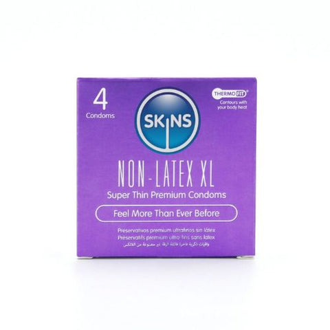 Skins Super Thin Non Latex XL Condoms from Nice 'n' Naughty