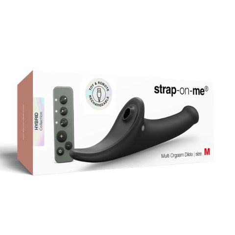Strap On Me Multi Orgasm Dildo Black M from Nice 'n' Naughty