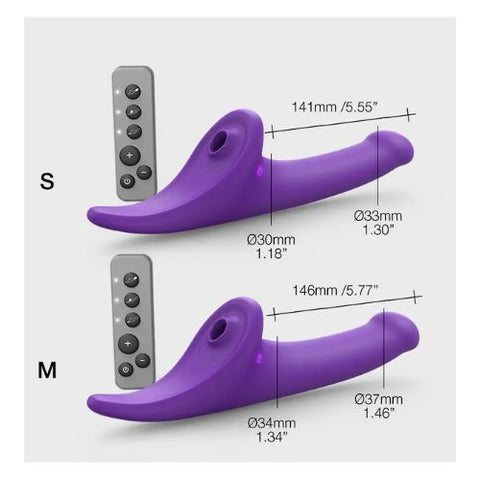 Strap On Me Multi Orgasm Dildo Purple S from Nice 'n' Naughty