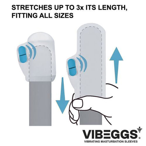 VIBEGGS Vibrating Masturbation Sleeve from Nice 'n' Naughty