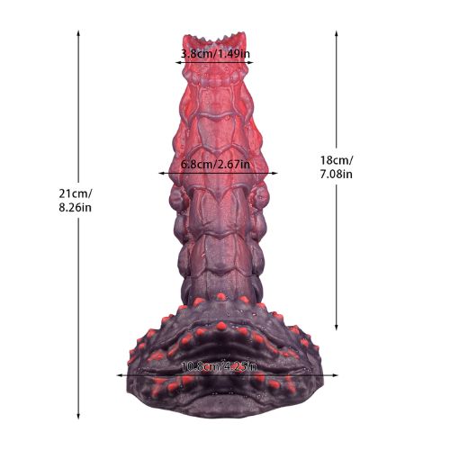 Vermorlith Silicone Dildo Liquid Silicone from Nice 'n' Naughty