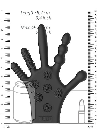 Shots Fist It Silicone Stimulation Glove